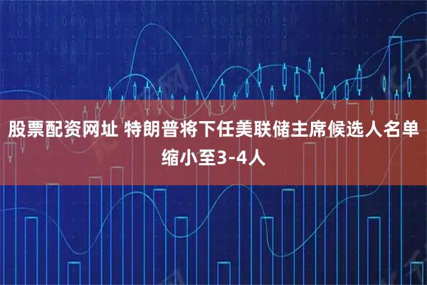 股票配资网址 特朗普将下任美联储主席候选人名单缩小至3-4人