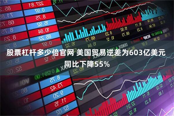 股票杠杆多少倍官网 美国贸易逆差为603亿美元 同比下降55%